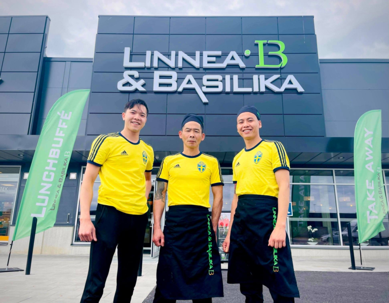 60 asiatiska buffer i Sverige